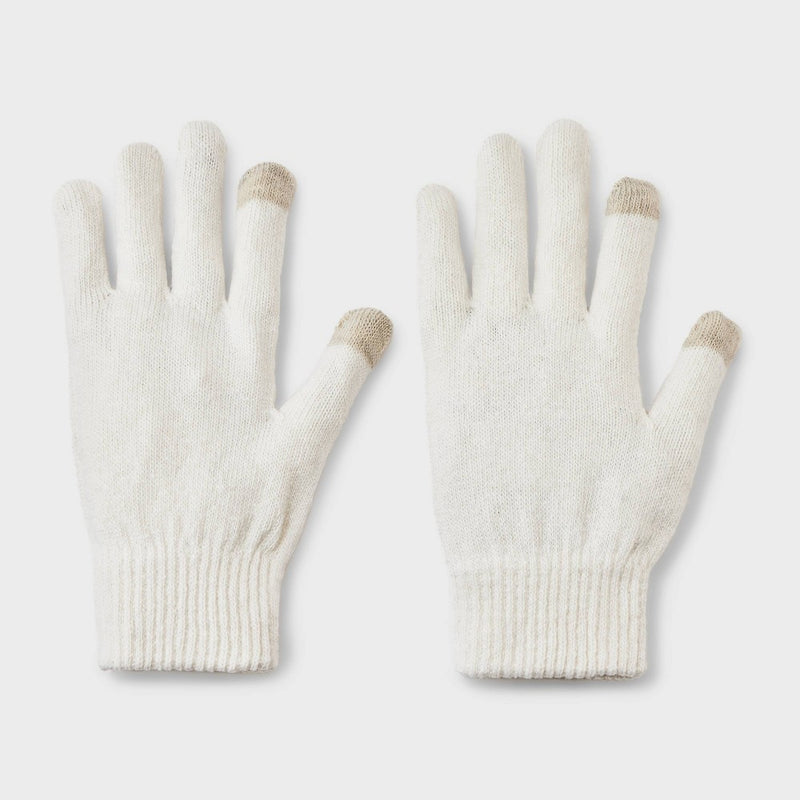 Tech Touch Knit Gloves - Wild Fable Cream