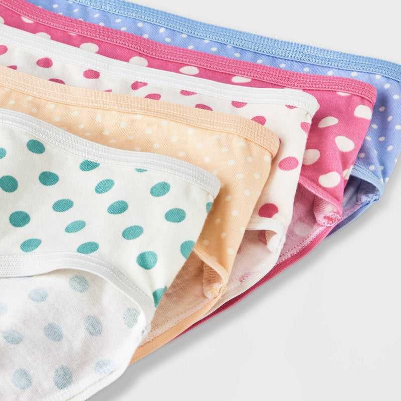 Girls' 10pk Cotton Briefs - Cat & Jack 14