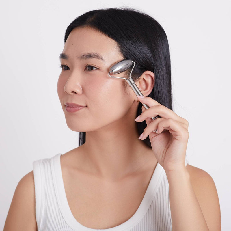 Plum Beauty Stainless Steel Facial Roller