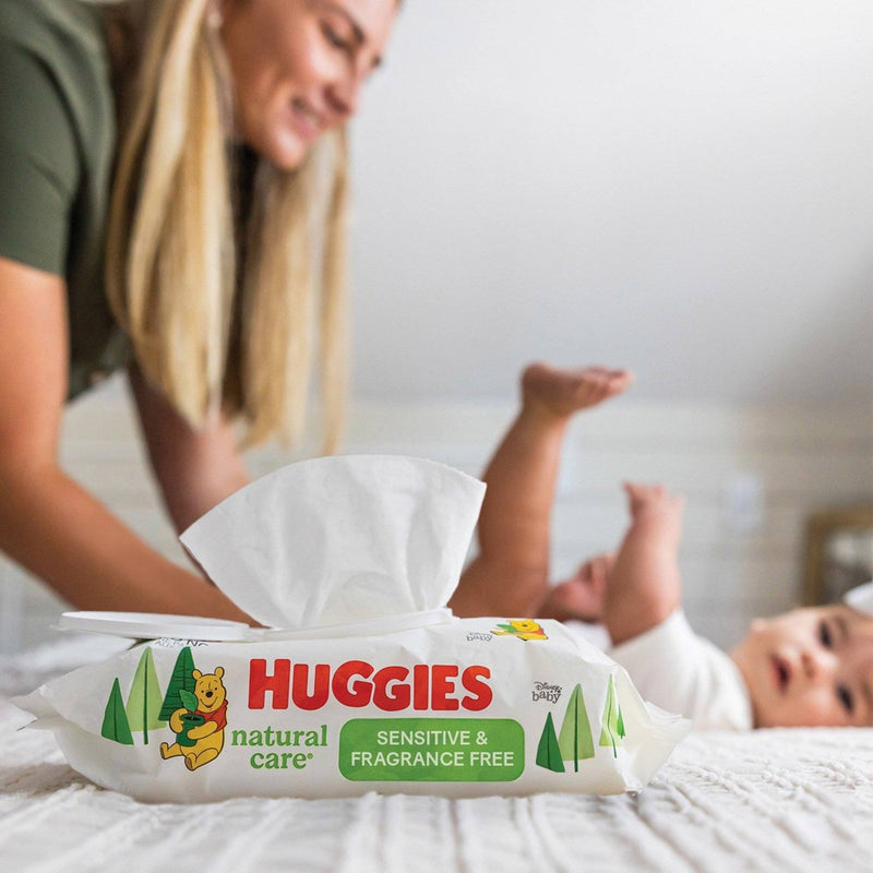 Huggies Natural Care Sensitive Unscented Baby Wipes - 168ct