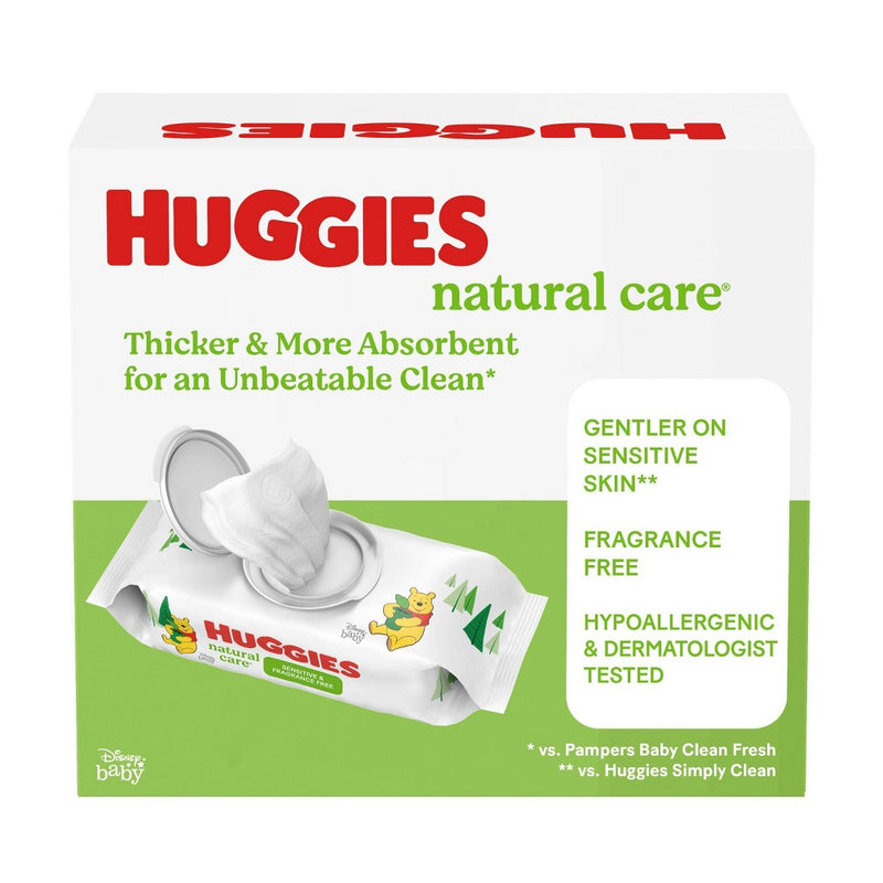 Huggies Natural Care Sensitive Unscented Baby Wipes - 168ct