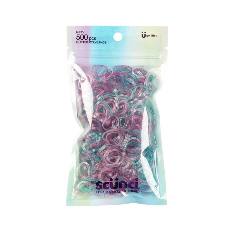scunci Kids' Glitter Hair Bands - 500ct