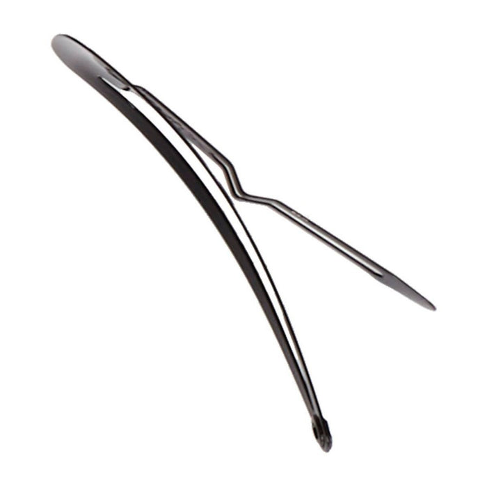 scunci Contour Hair Clips - Black - 6pk