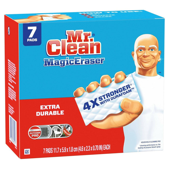 Mr. Clean Extra Durable Scrub Magic Eraser Sponges - 7ct