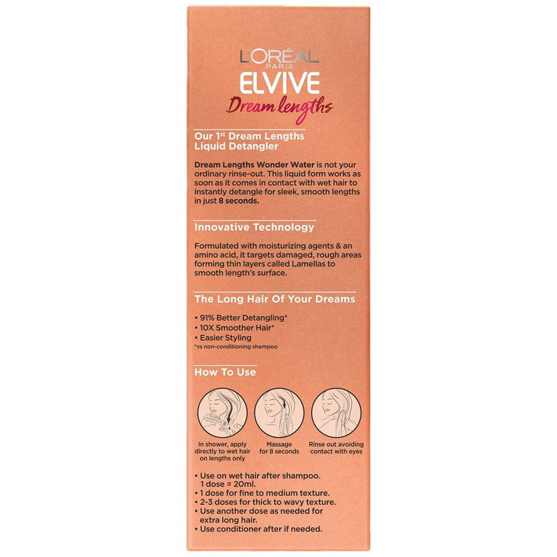L'Oreal Paris Elvive Dream Lengths Wonder Water Lamellar Rinse Out - 6.8 fl oz