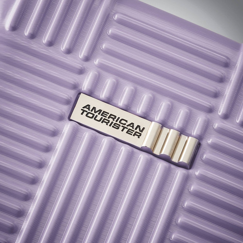 American Tourister NXT Checkered Hardside Carry On Spinner Suitcase - Soft Lilac (LOCAL PICKUP ONLY)