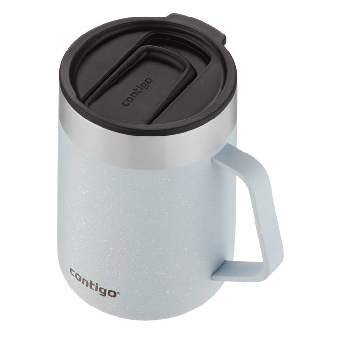Contigo 14oz Streeterville Stainless Steel Desk Mug - Icicle Speckled