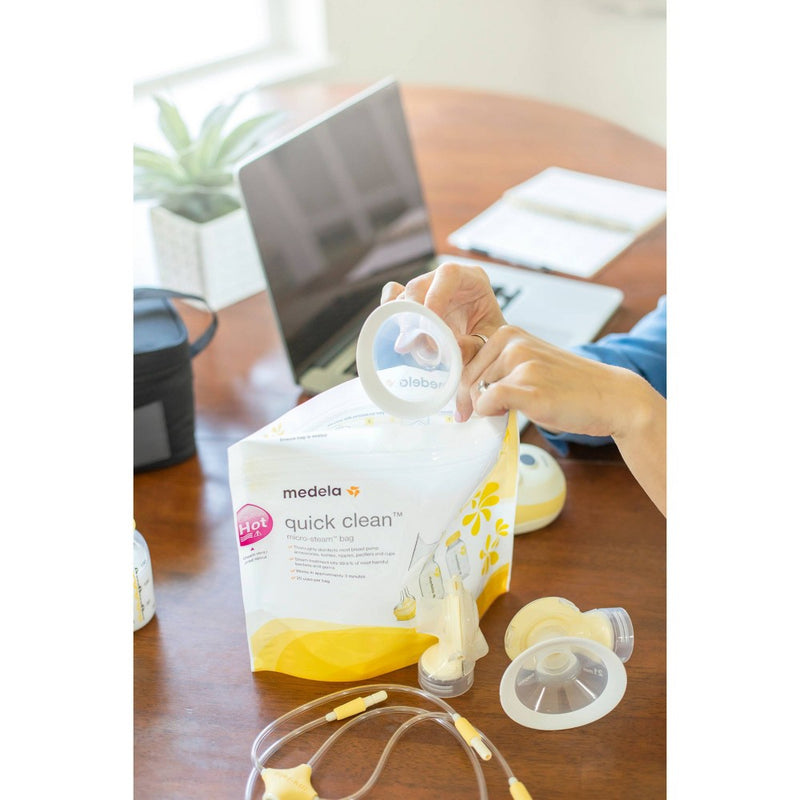 Medela Quick Clean Micro-Steam Sanitizing Bags - 12ct