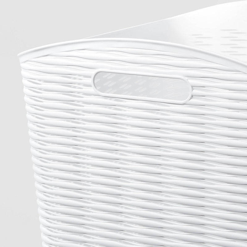 Wave XL Curved Storage Bin White - Brightroom