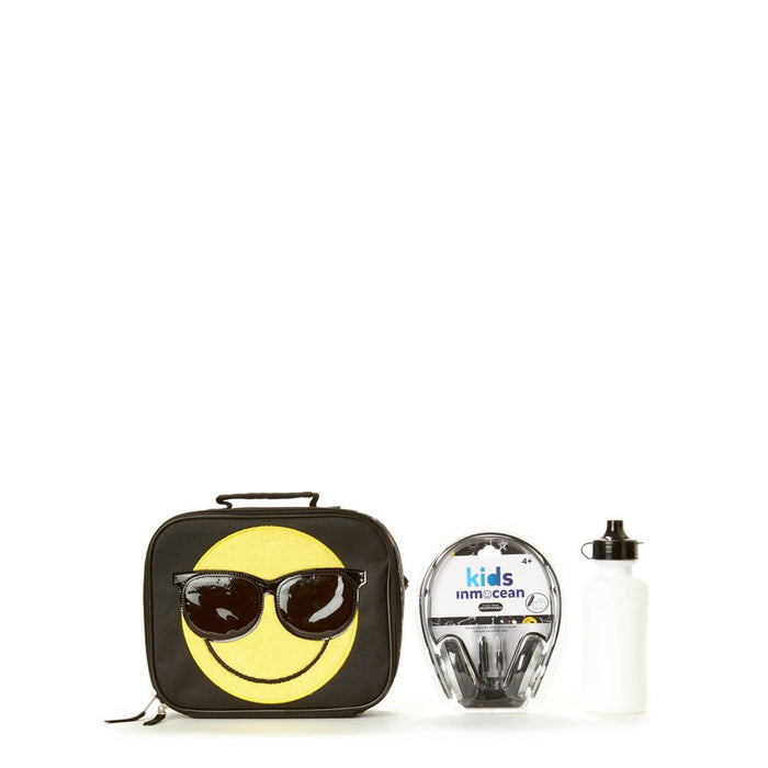 Kids' Fashion Headphone 17" Backpack Value Set - Smiley