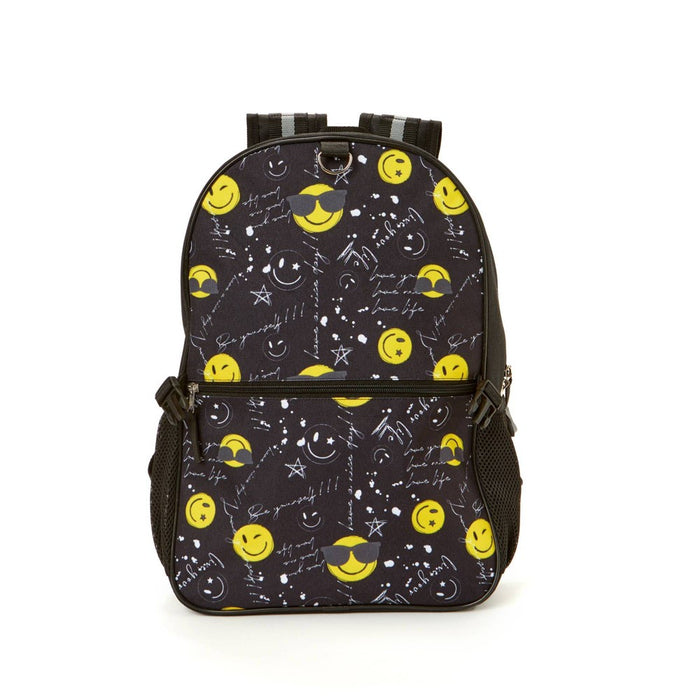 Kids' Fashion Headphone 17" Backpack Value Set - Smiley