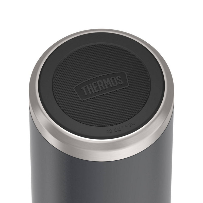 Thermos 40oz Stainless Steel Wide Mouth Hydration Bottle Black