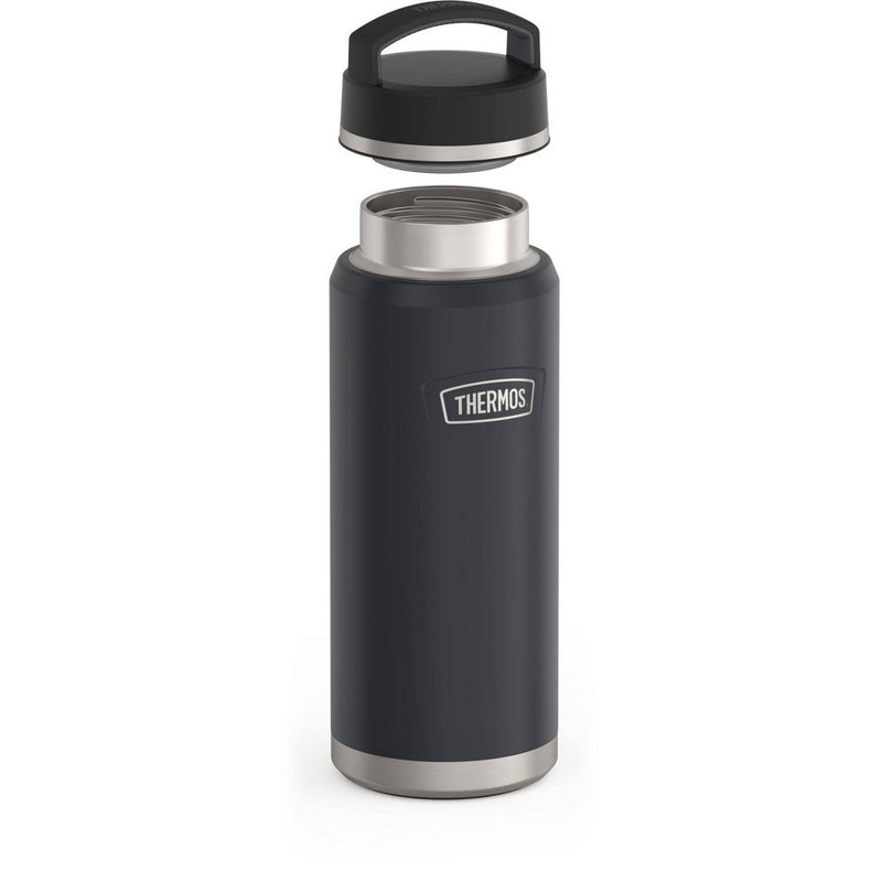 Thermos 40oz Stainless Steel Wide Mouth Hydration Bottle Black