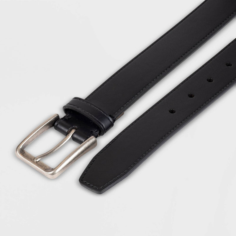Men's Stitched Belt - Goodfellow & Co Black L