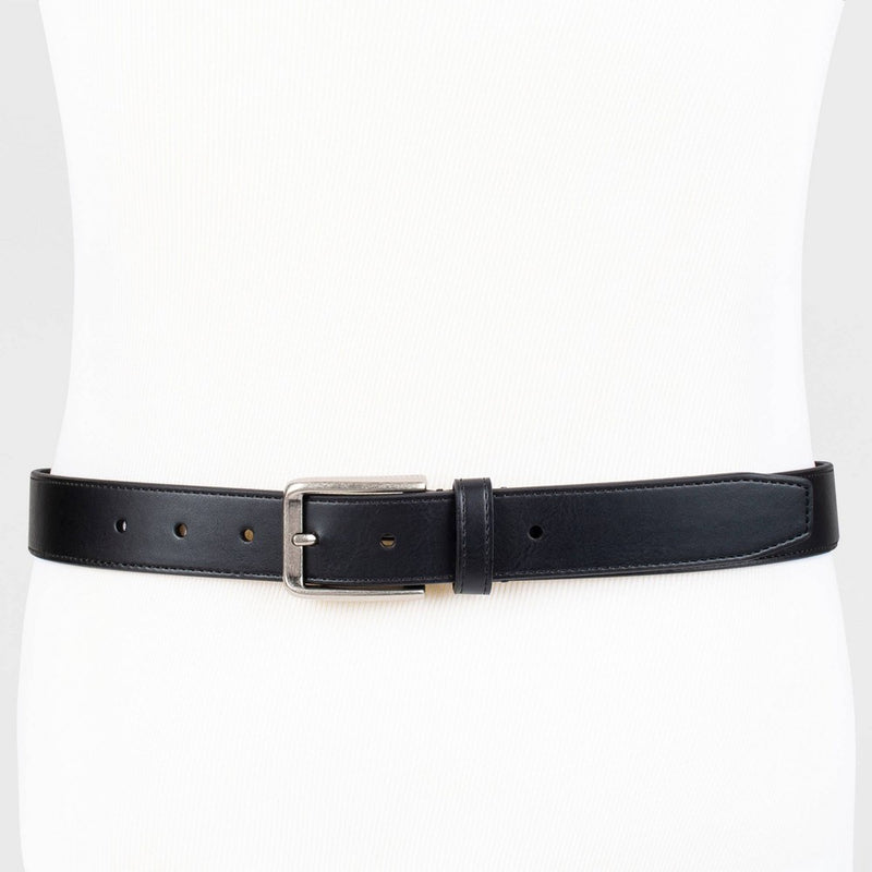 Men's Stitched Belt - Goodfellow & Co Black L