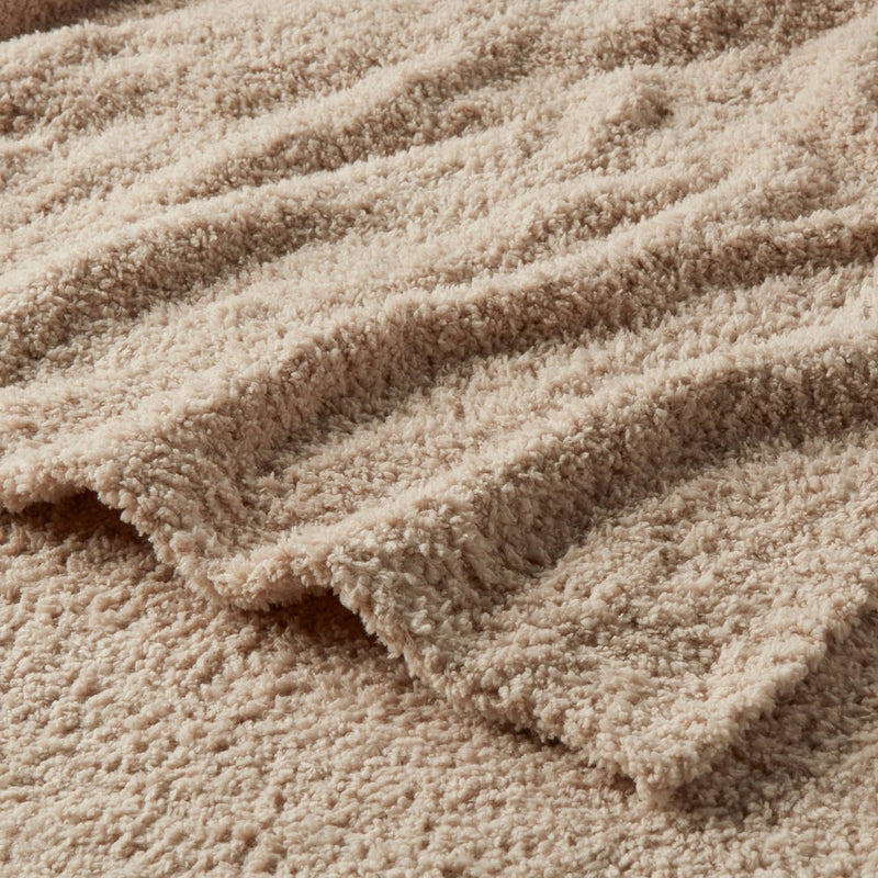 Twin/Twin XL Cozy Chenille Bed Blanket True Khaki - Threshold
