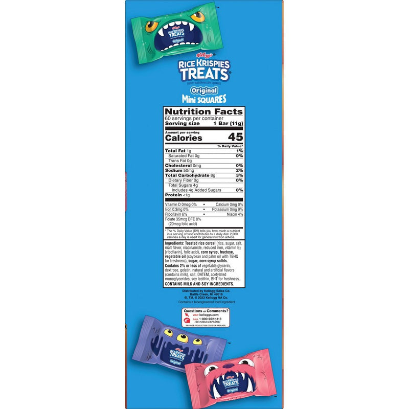 Rice Krispies Treats Mini Marshmallow Squares - 23.2oz/60ct