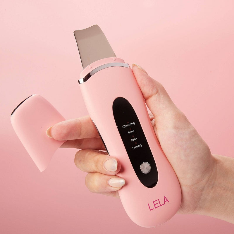 Spa Sciences LELA Ultrasonic Facial Spatula System - Pink