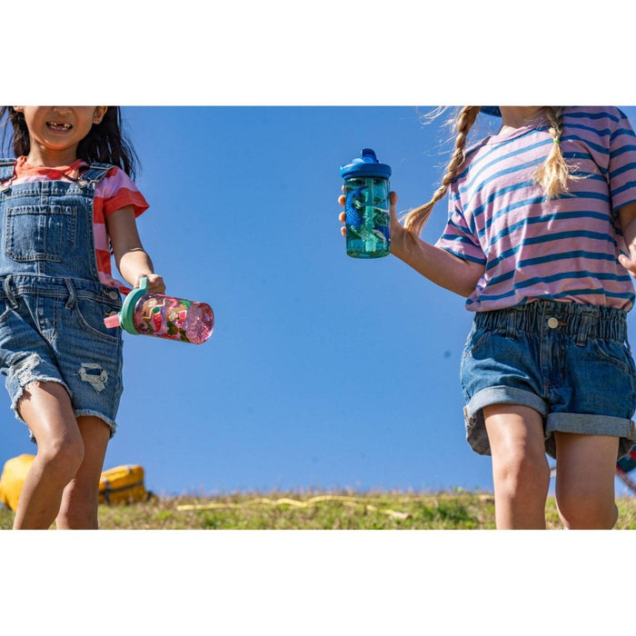 CamelBak Eddy+ Kids' 14oz Tritan Renew Water Bottle - Coastal Sharks and Bubbles