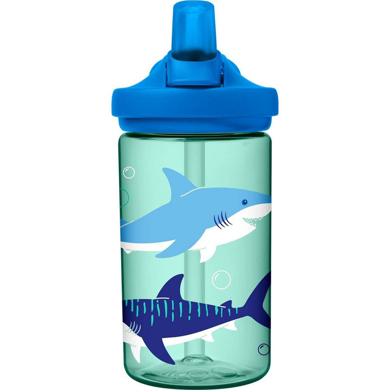 CamelBak Eddy+ Kids' 14oz Tritan Renew Water Bottle - Coastal Sharks and Bubbles