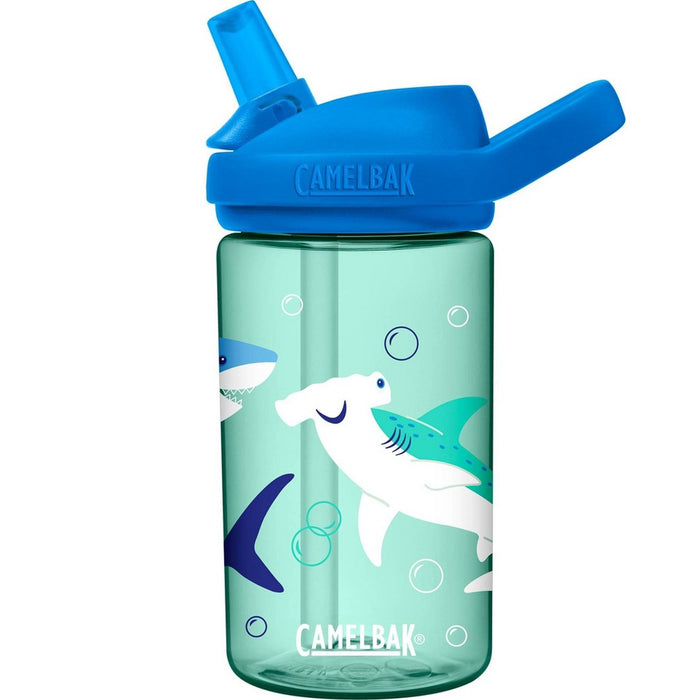 CamelBak Eddy+ Kids' 14oz Tritan Renew Water Bottle - Coastal Sharks and Bubbles