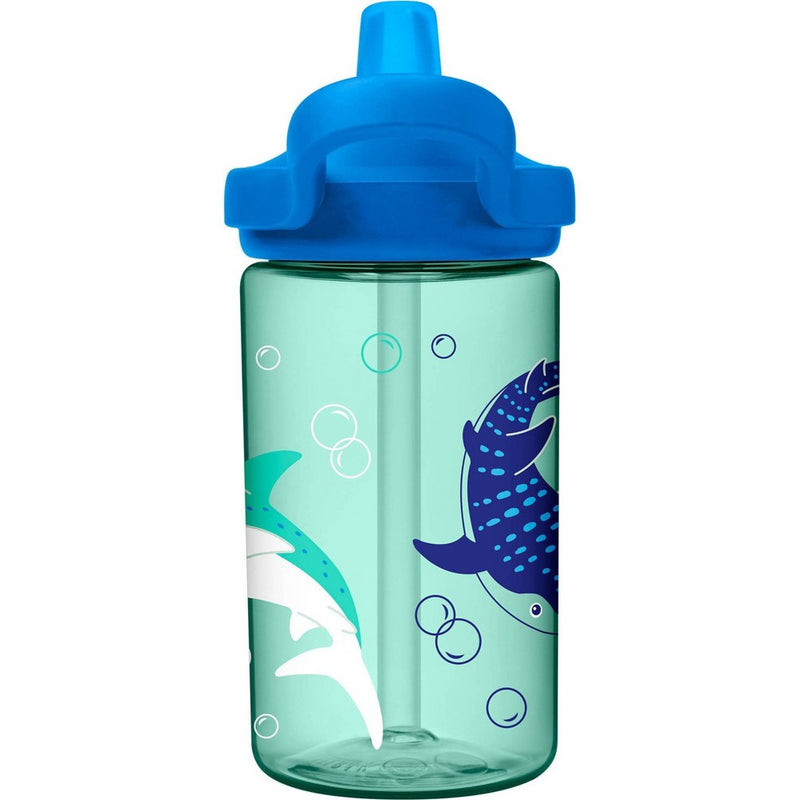 CamelBak Eddy+ Kids' 14oz Tritan Renew Water Bottle - Coastal Sharks and Bubbles