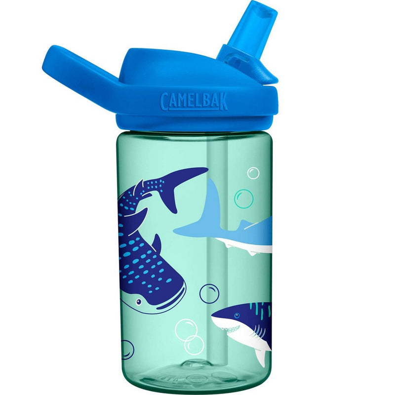 CamelBak Eddy+ Kids' 14oz Tritan Renew Water Bottle - Coastal Sharks and Bubbles