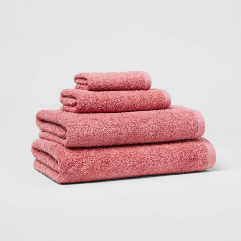 Everyday Hand Towel Pink - Room Essentials
