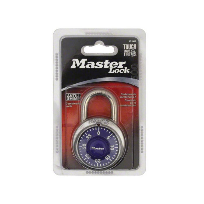Master Lock 1-7/8" Purple Dial Combination Padlock