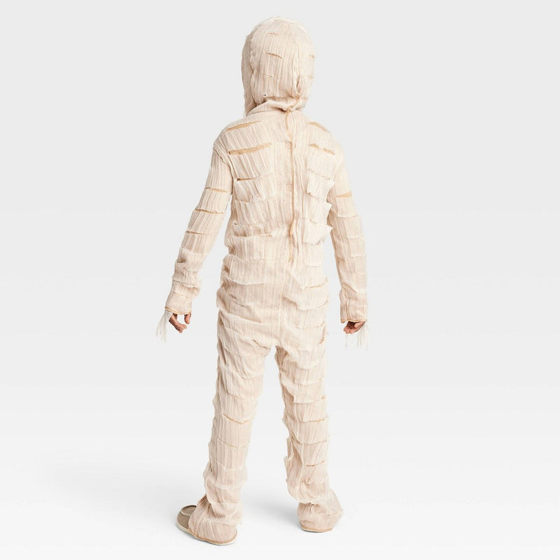 Kids' Mummy Halloween Costume Jumpsuit with Hood M - Hyde & EEK! Boutique