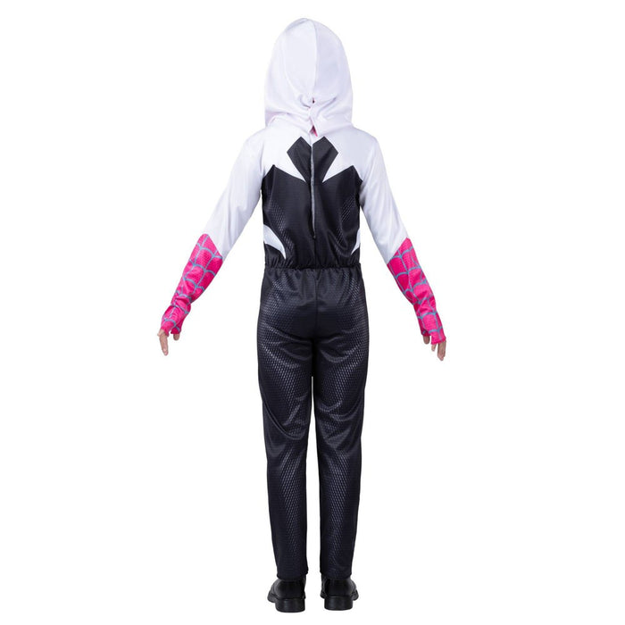 Kids' Marvel Ghost-Spider Gwen Halloween Costume Jumpsuit with Mask M