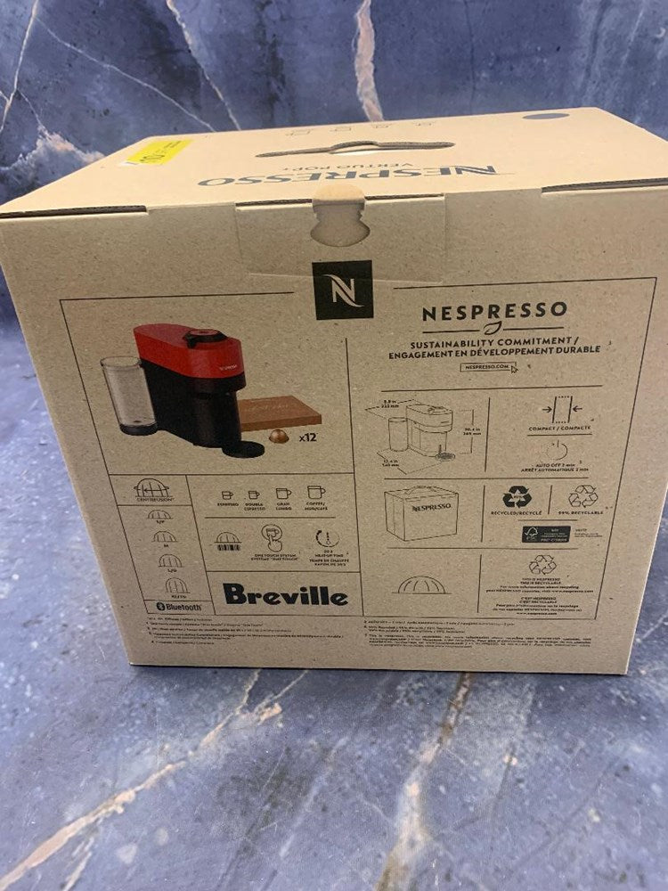 Nespresso Vertuo Pop+ Coffee Maker and Espresso Machine - GREY