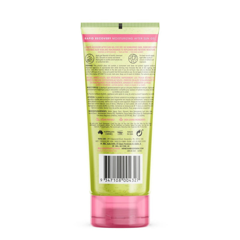 MineTan Rapid Recovery Aftersun Gel - 200ml