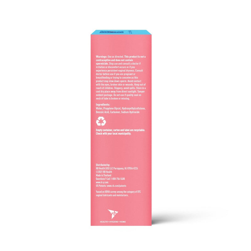 K-Y Jelly No Fragrance Added Water-Based Personal Lube - 2oz