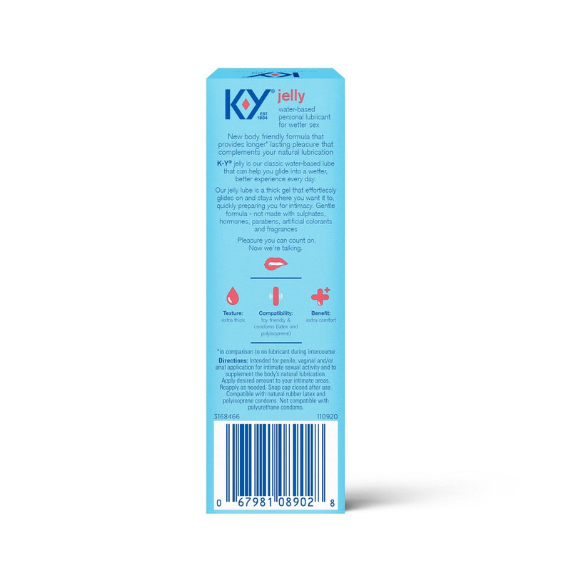 K-Y Jelly No Fragrance Added Water-Based Personal Lube - 2oz