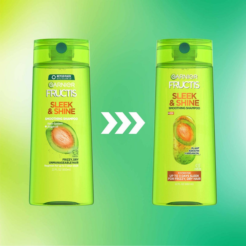 Garnier Fructis Sleek & Shine Shampoo for Frizzy, Unmanageable Hair - 22 fl oz