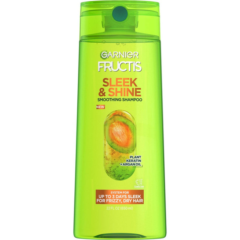 Garnier Fructis Sleek & Shine Shampoo for Frizzy, Unmanageable Hair - 22 fl oz