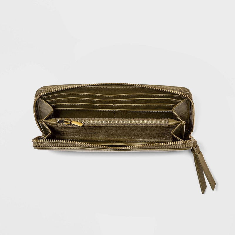 Women's Zip Wallet - Universal Thread Olive Green