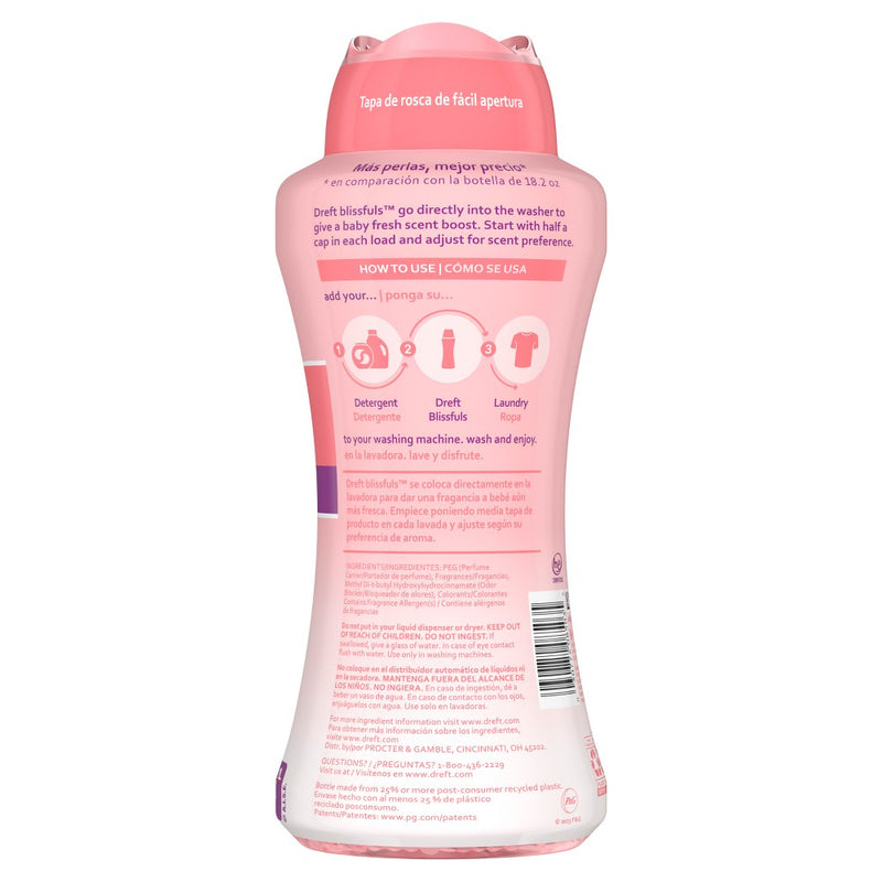 Dreft Blissfuls Baby Fresh Scent In-Wash Scent Booster Beads - 24oz