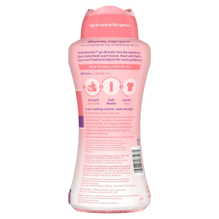 Dreft Blissfuls Baby Fresh Scent In-Wash Scent Booster Beads - 24oz