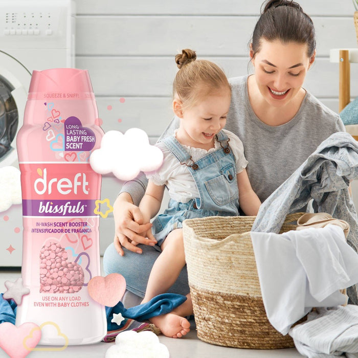 Dreft Blissfuls Baby Fresh Scent In-Wash Scent Booster Beads - 24oz