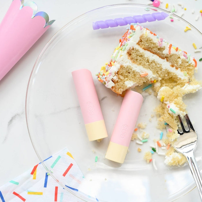 eos Lip Balm Stick - Birthday Cake - 0.28oz