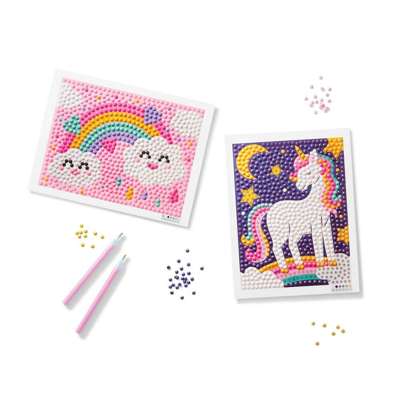 2pk 6''X6'' Gem Art Poster Unicorn/Rainbow - Mondo Llama
