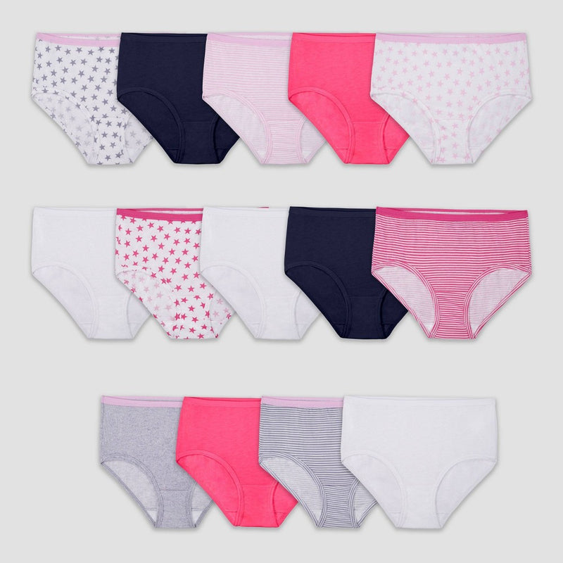 Fruit of the Loom Girls' 14pk Classic Briefs - Colors May Vary 8