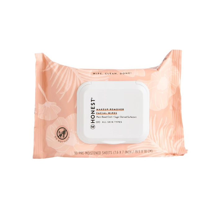 Honest Beauty Unscented Makeup Remover Wipes - 30ct