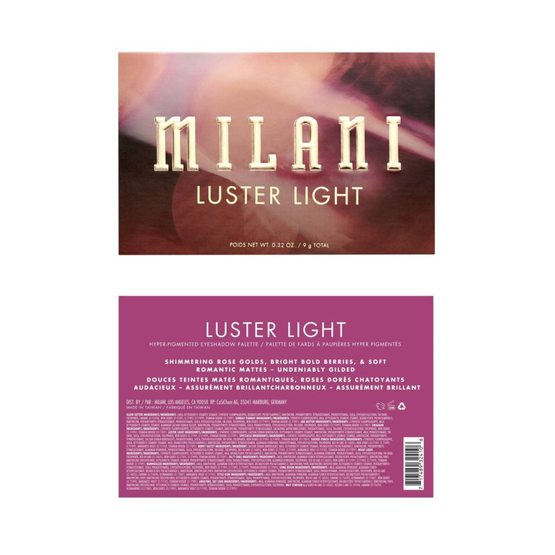 Milani Gilded Luster Eyeshadow Palette - Light - 0.32oz