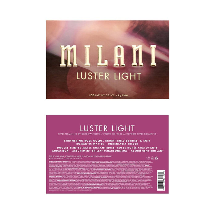 Milani Gilded Luster Eyeshadow Palette - Light - 0.32oz