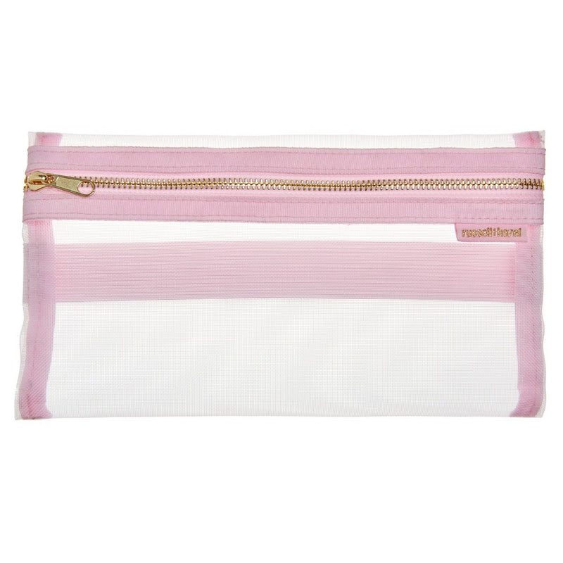 russell+hazel Fundamentals Mesh Pencil Case Blush