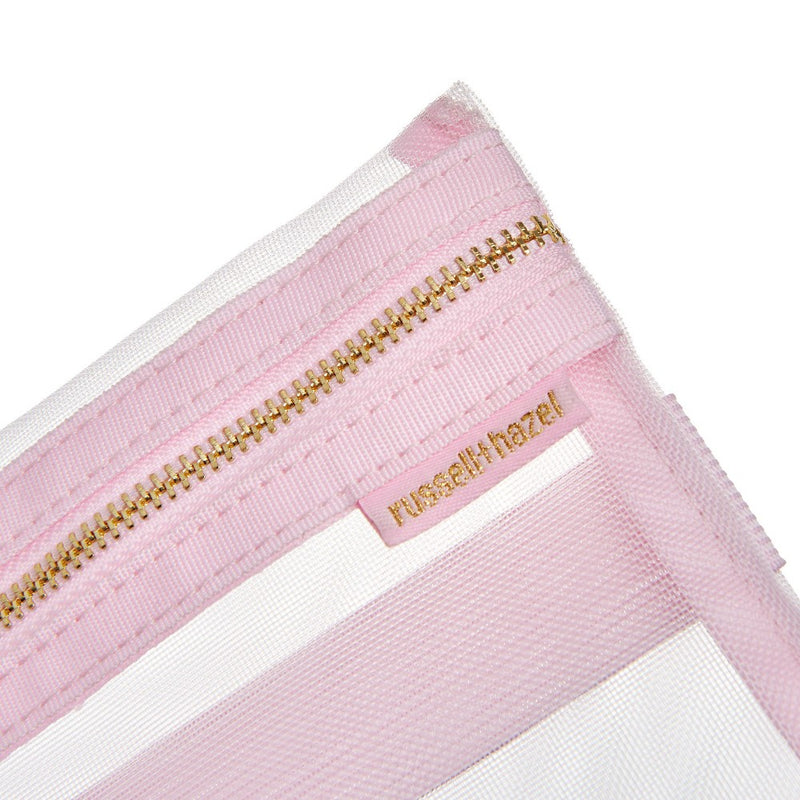 russell+hazel Fundamentals Mesh Pencil Case Blush