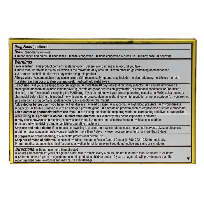 Midway XL-3 Cold Medicine Tablets - 20ct